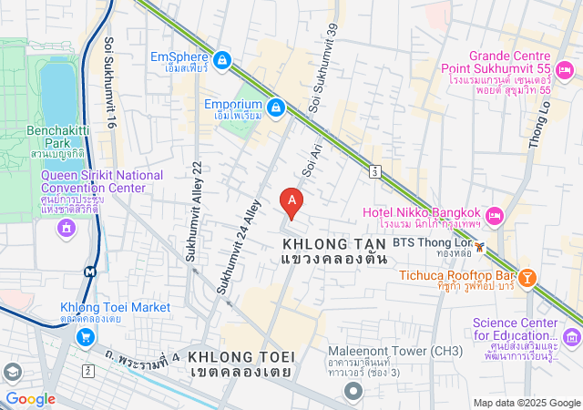Tiara Massage-map