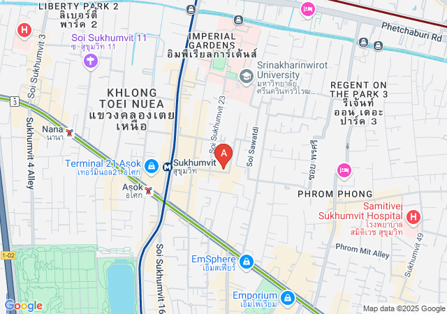 Aya Massage Bangkok Nuru & Soapy-map