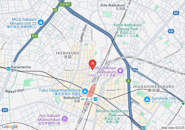 Club Deesse-map
