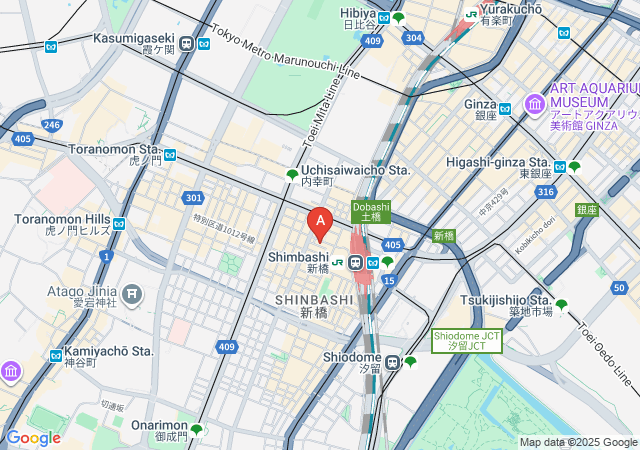 RIO SHIMBASHI-map