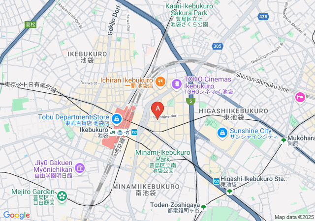 池袋 Red Shoes-map