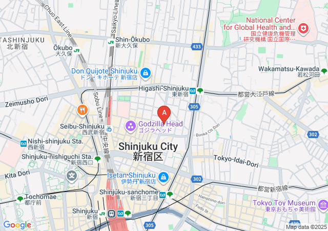 VENET TOKYO SHINJUKU-map