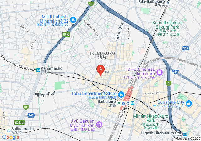 club Ferris-map