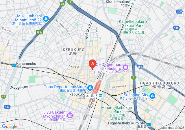 Chou Chou IKB 池袋西口店-map