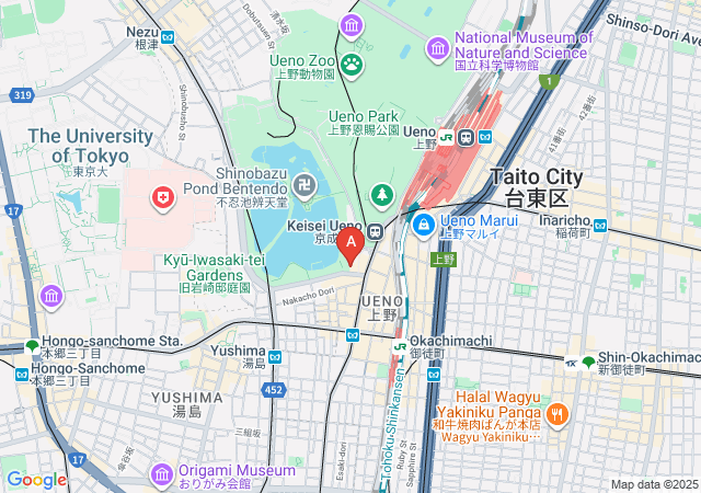 Girl's Bar Rezel-map