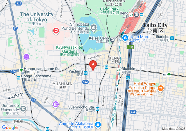 メイドカフェRA ぱんだぱすぽーと-map