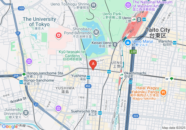 たこガール湯島店-map