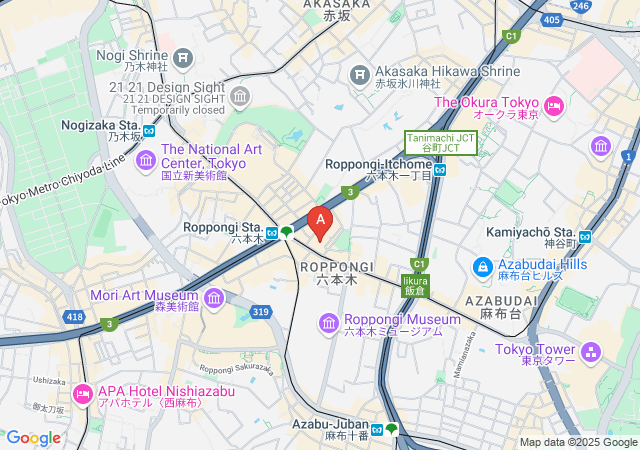 BURJ TOKYO-map