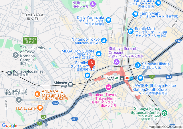 ホワイトベル渋谷-map