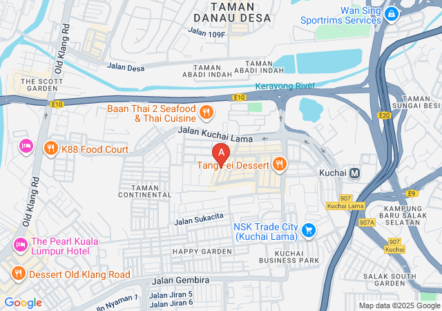 太子 Prince reflexology Kuchai-map
