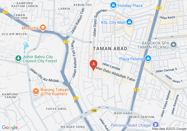 TopOne Club JB -map