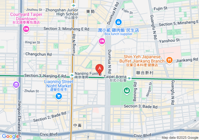 龍亨名商夜總會-map