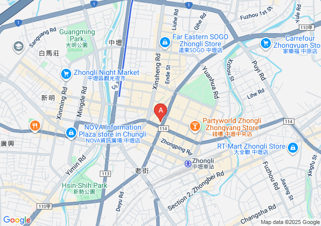 中壢東京KTV酒店-map