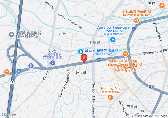 OH讚情趣-台中豐原總店-map